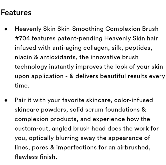 IT COSMETICS HEAVENLY SKIN SKIN-SMOOTHING COMPLEXION BRUSH #704 - Picture 8 of 9